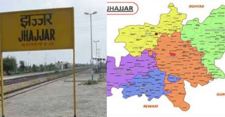 jhajjar district map