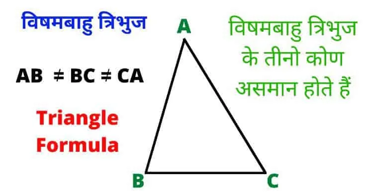 Scalene Triangle In Hindi